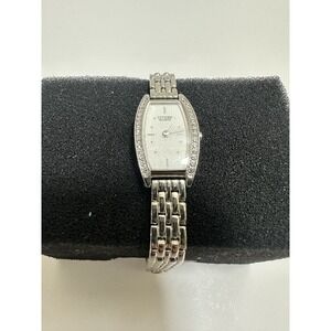 Citizen‎ Women's EZ6090-52A  Watch Silver Tone With Ring-stone